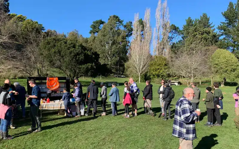 Aotea Electric Tree Planting Day BBQ
