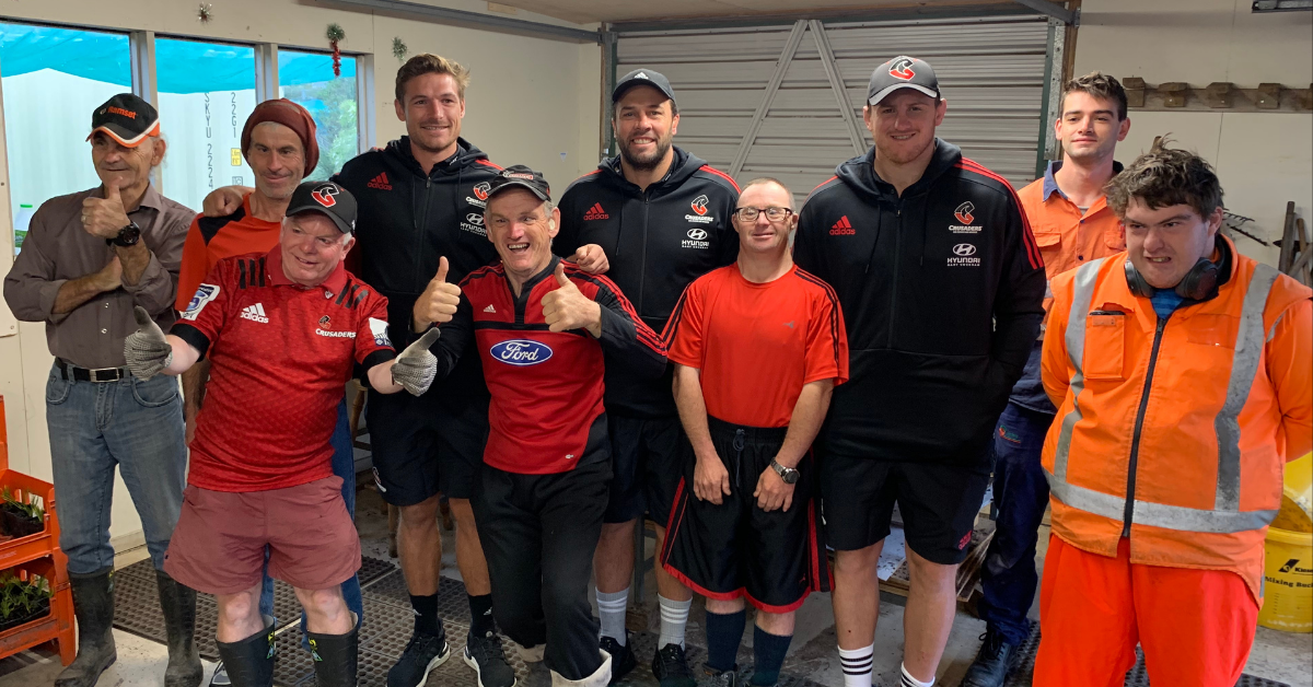 Crusaders Visit Trees For Canterbury