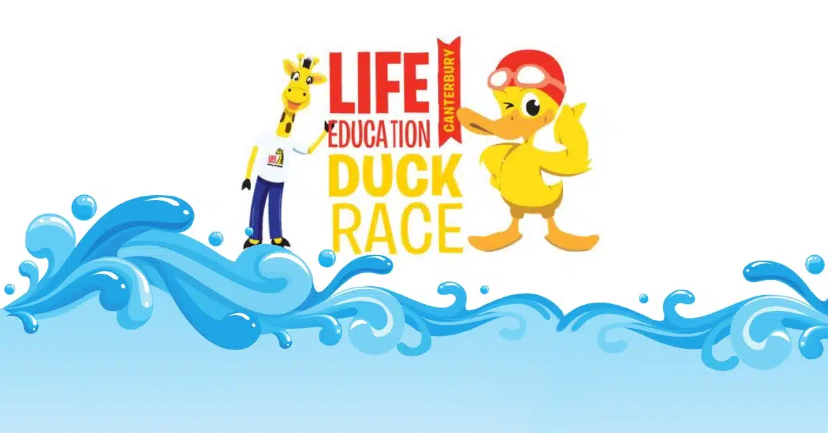 Life Education Canterbury Duck Race - Blog Banner