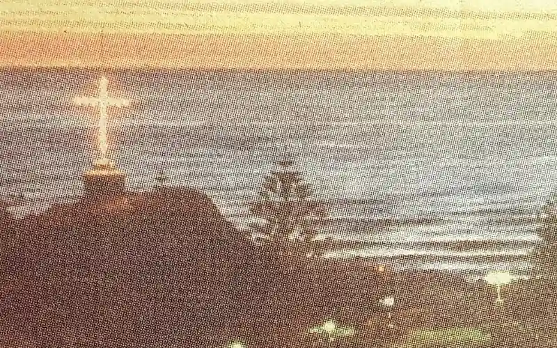Cave Rock Mast Lighting in 1997
