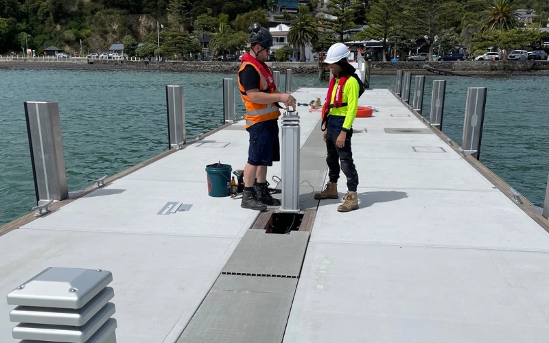 Drummonds Jetty Electrical Fit-out Power Pedestals