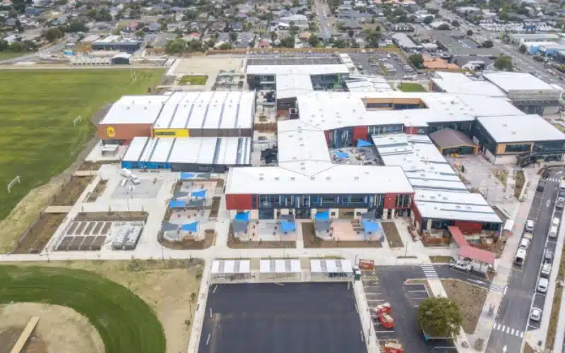 Shirley Boys & Avonside Girls Schools - Aerial
